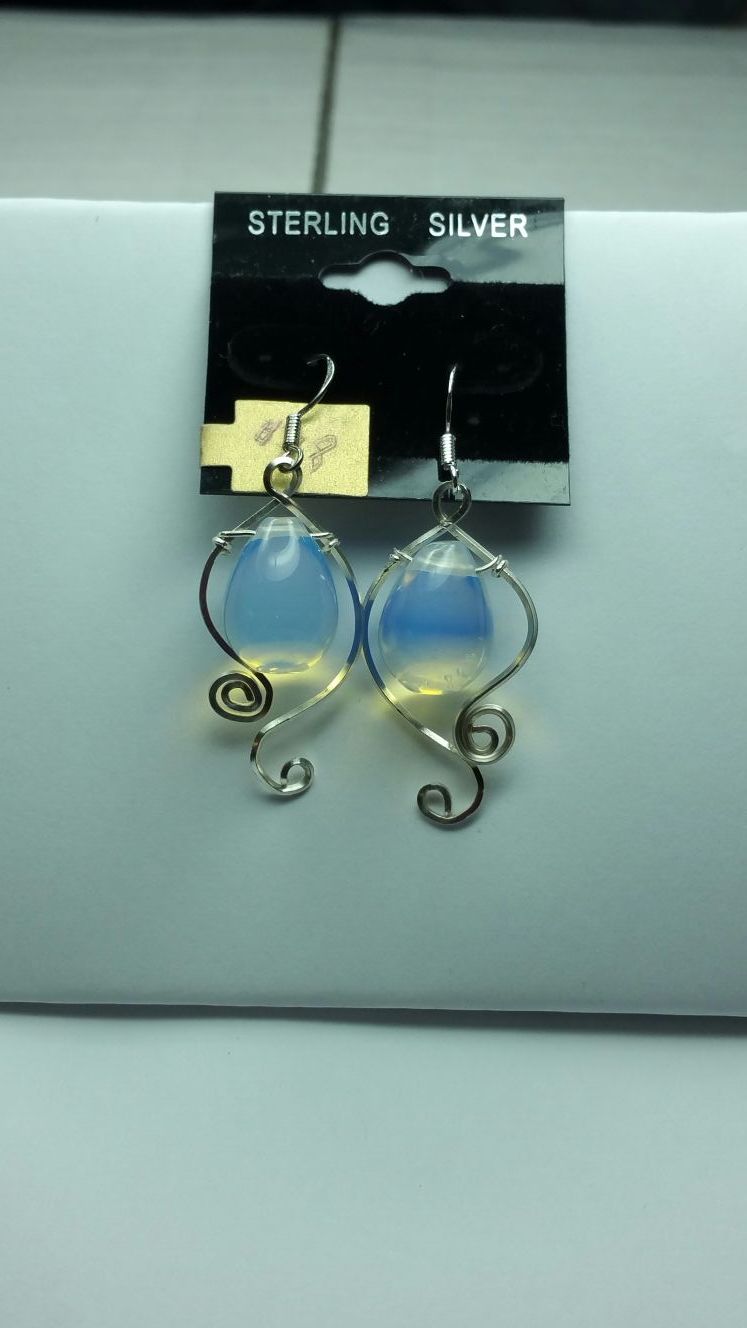 Handmade Wire Art Earrings