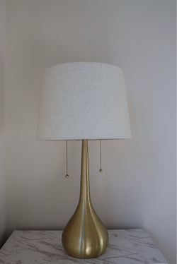 Set of Gold lamps