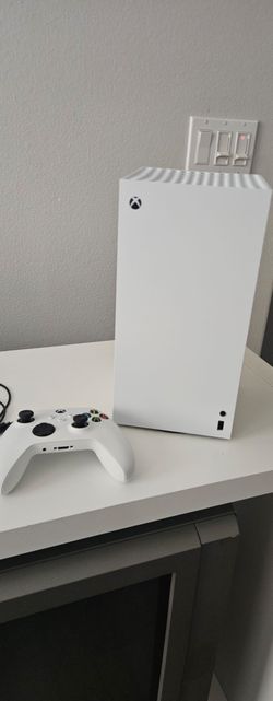 Xbox series X white disc version open box