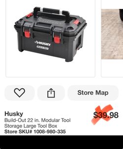 Husky Build-Out 22 in. Modular Tool Storage Large Tool Box