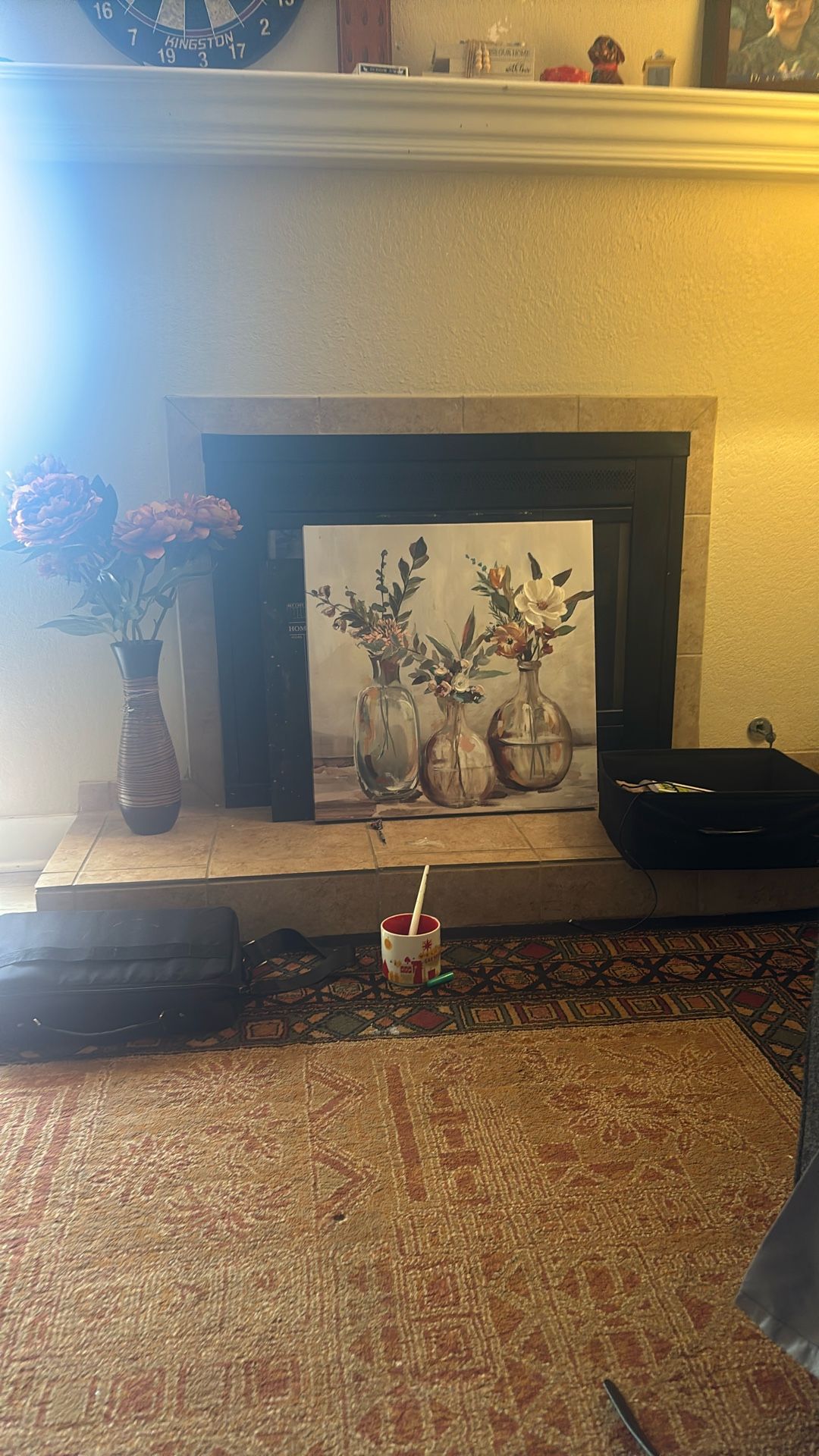 Flower wall decor