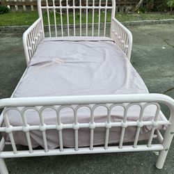 Pottery Barn Children’s Pink Metal Bed