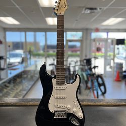 Fender Squier Bullet Stratocaster Electric Guitar, Black