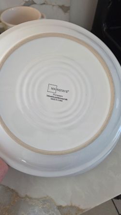 Mainstays Ceramic White Stoneware
