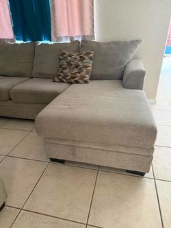 Large Sectional Sofa with Chaise & Ottoman