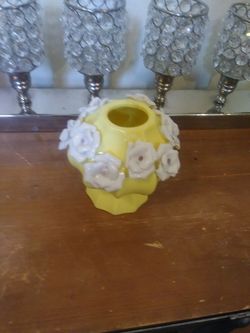 Yellow Decoration Vase