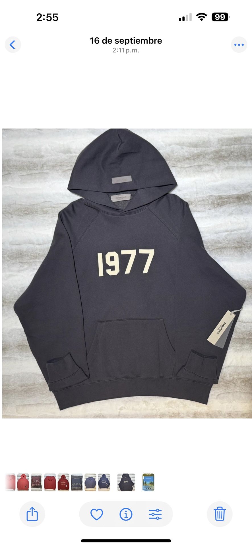 Essentials Fear Of Good  Hoodie 