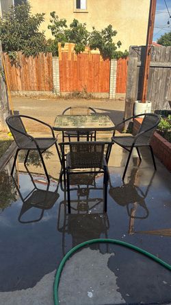 Table and chairs