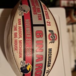 Signed Jim Tressel Ohio State Football 