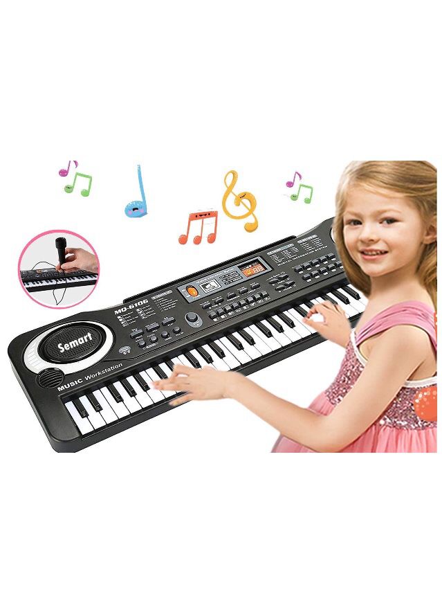 Piano Keyboard Music Piano Electric Keyboards for kids Musical Instrument USB multi-function w/Microphone Weighted keys Birthday Christmas Festival G