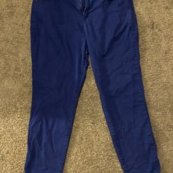 Women’s Denim Skinny Jeans – Size 16 – Blue