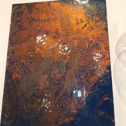 Acrylic pour painting