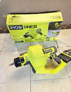 RYOBI 18V 25ft Drain Auger Snake