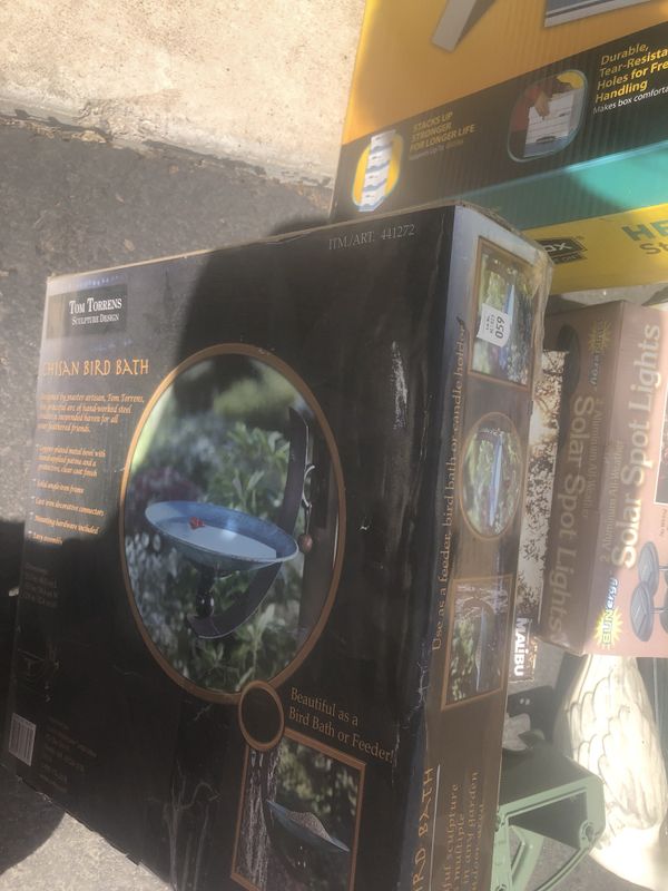 Tom Torrens Chisan Bird Bath New In Box For Sale In Phoenix Az