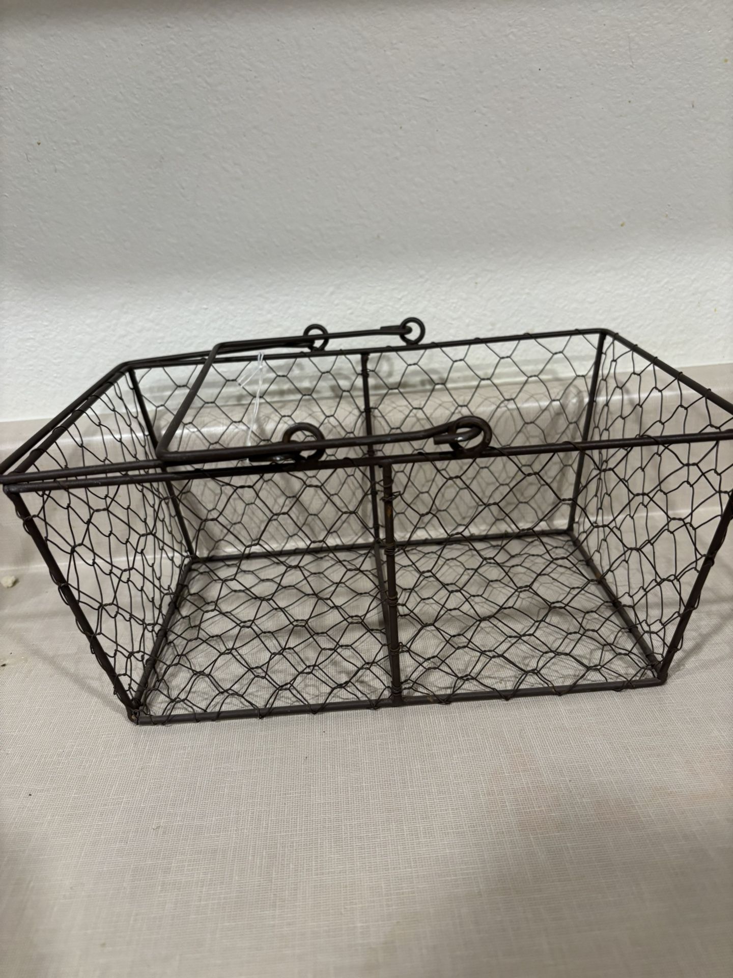Vintage Wire Egg Basket