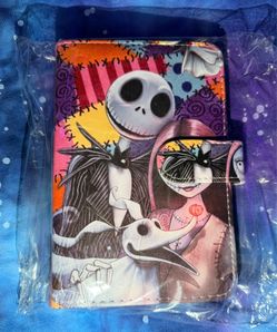 Nightmare before Christmas jack and sally A6 6 ring binder new