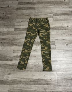 GapKids Boys Camouflage Super Skinny Pants Cotton Blend Elastic Waist Military size 10 regular