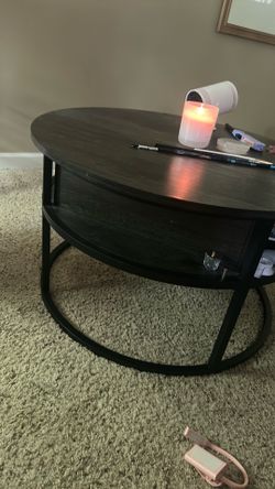 Modern black coffee table
