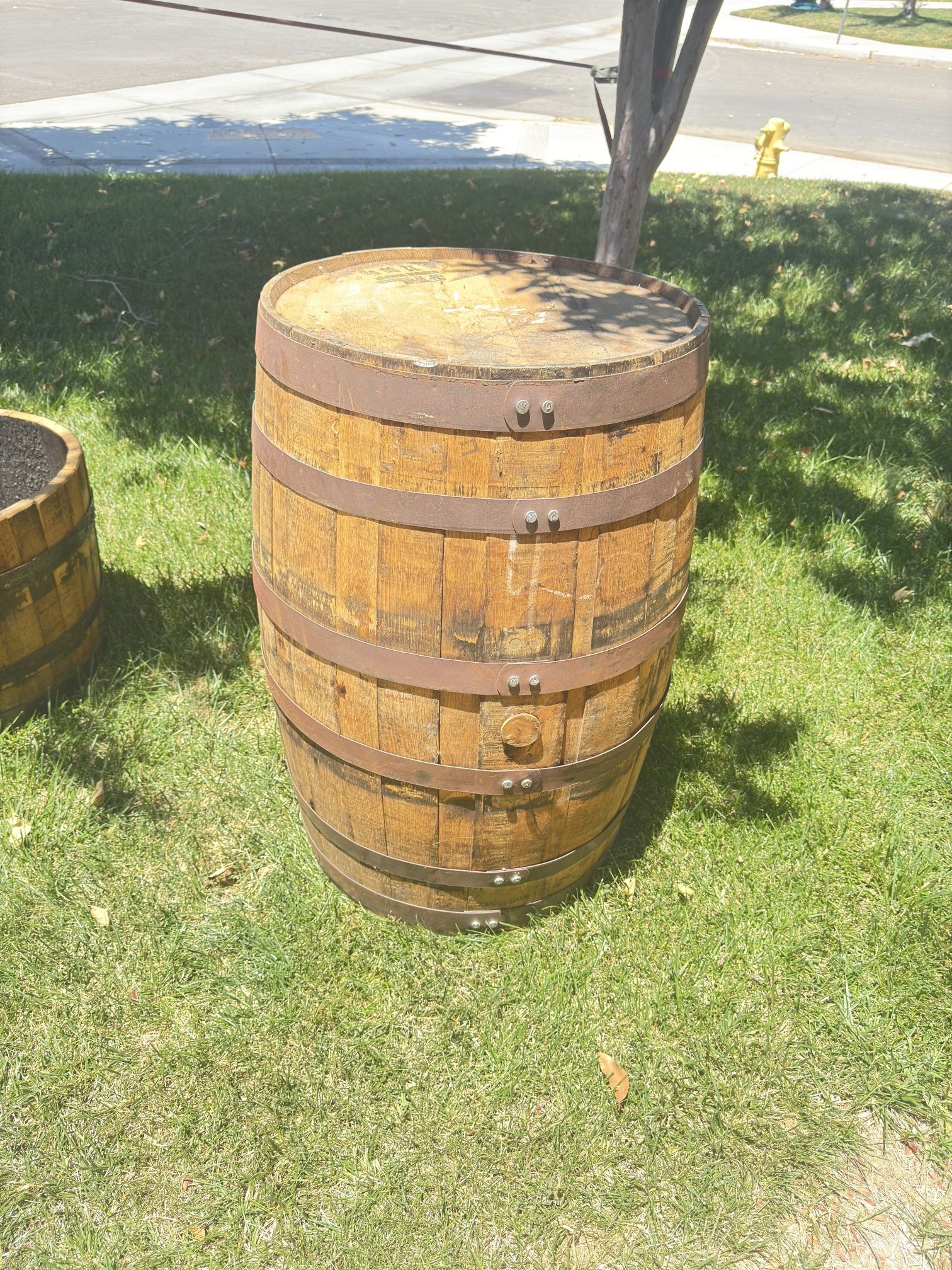 36” Empty Whiskey  Barrel 