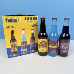 Fallout Jones Soda Co Vault Tec Supply 3 Pack Exclusive One Of Each