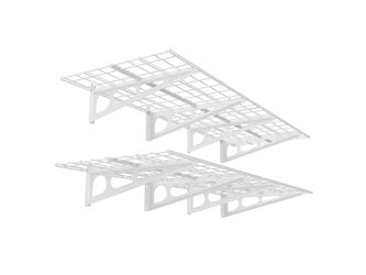 NEW! FLEXIMOUNTS 2’x6′ White Wall Shelf 2-Pack