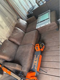 Brown couch