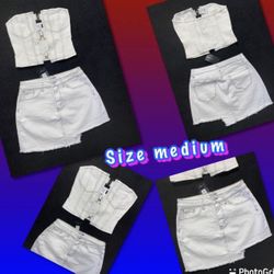 Women’s Denim Skirt Set