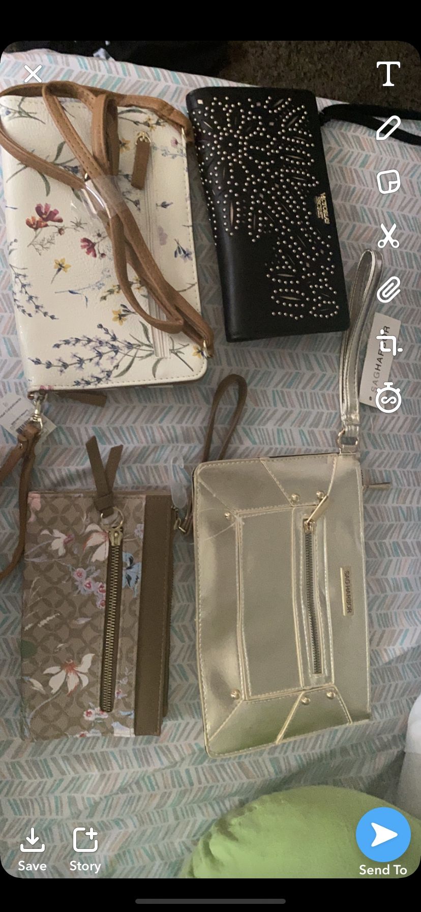 Wallets with straps