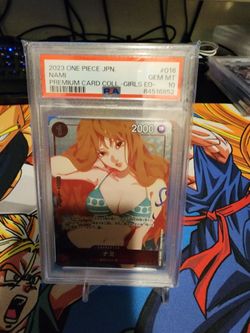 One Piece Nami #016 PSA 10 Gem Mint Card