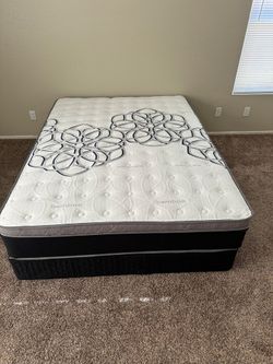 Queen Size Mattress Pillow Top 12"    new Mattress in a plastic