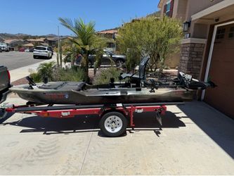 Bonafide XTR130 Fishing Kayak w/ Trailer