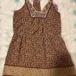 Jessica Simpson vestido corto Floral size M