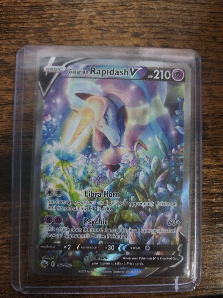 Pokemon Card Rapidash 168/198