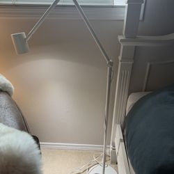 Ikea White Long Adjustable Reading Lamp