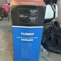 6,000 BTU Portable Air Conditioner Cools 400 Sq. Ft. with Dehumidifier and Fan in White