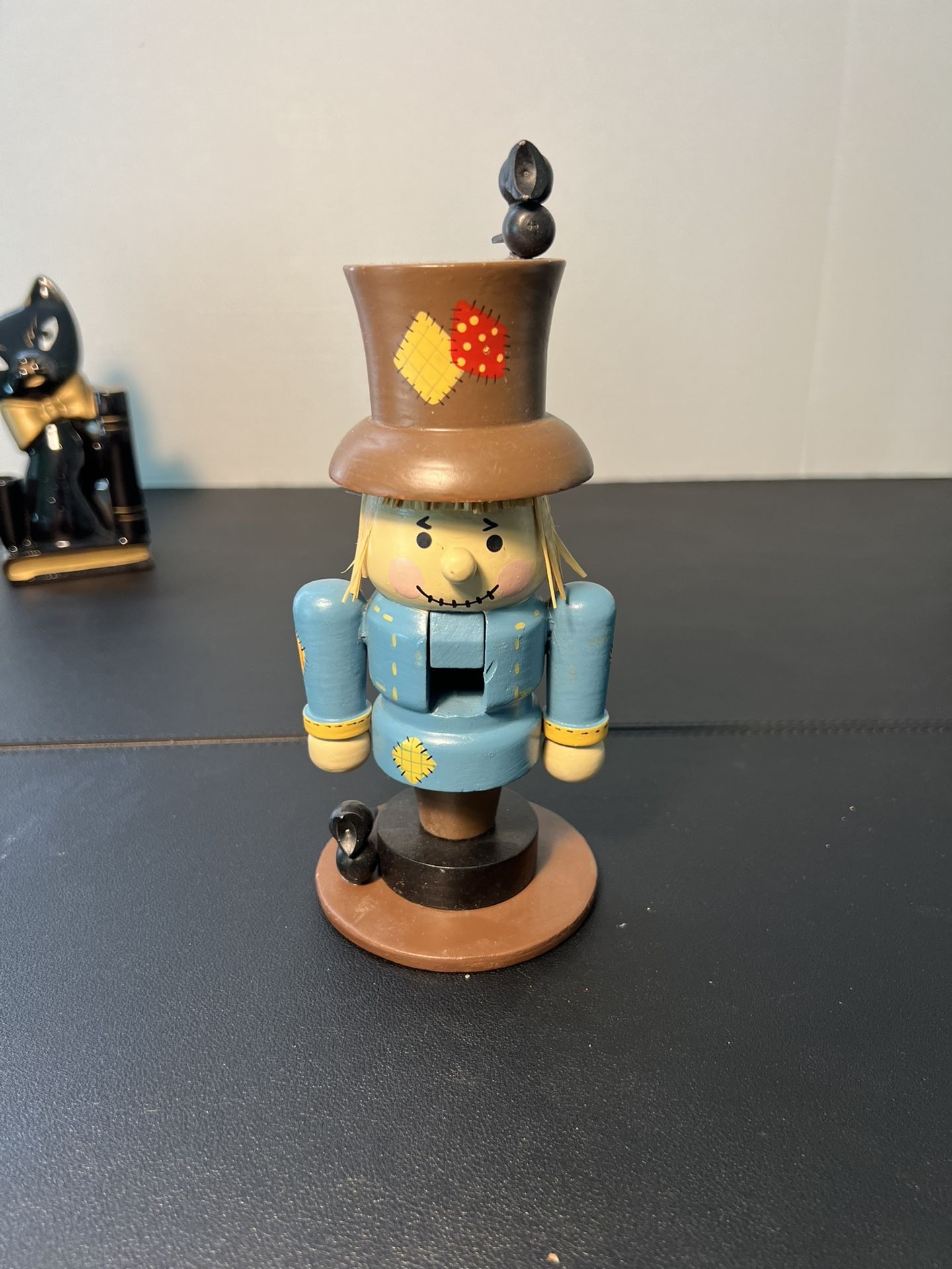 Zm’s Vintage 1998 Nutcracker Scarecrow Alice In Wonderland Wooden Christmas