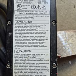 E. V Car Charger Level 1