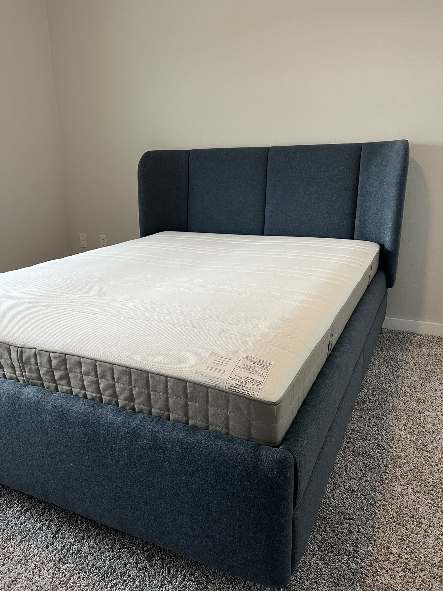 IKEA Tufjord Queen Storage Bed And Night Stands for Sale in Tampa, FL OfferUp
