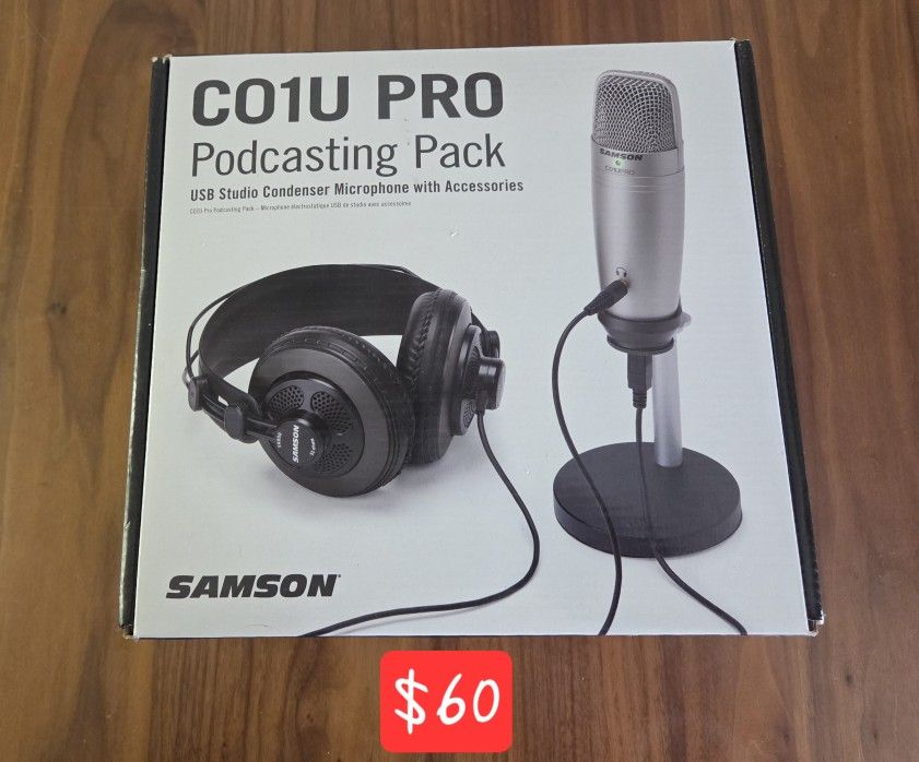 Samson C01U Pro Podcasting Pack