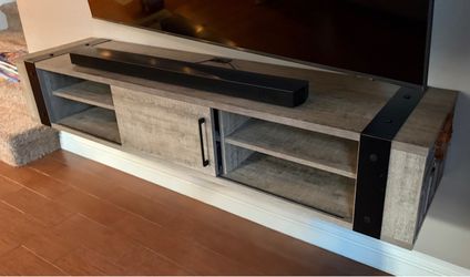 Floating tv stand