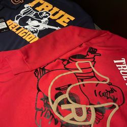 New True Religion Shirt And Sweater!