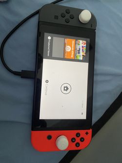 Nintendo Switch Neon Red And NormalGrey