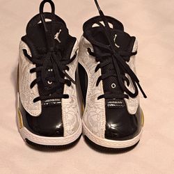 Baby Boys Shoes Size 6C Jordan Sneakers White Black Gold