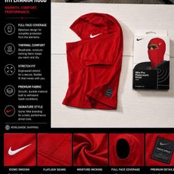 Dark Red Nike Ski