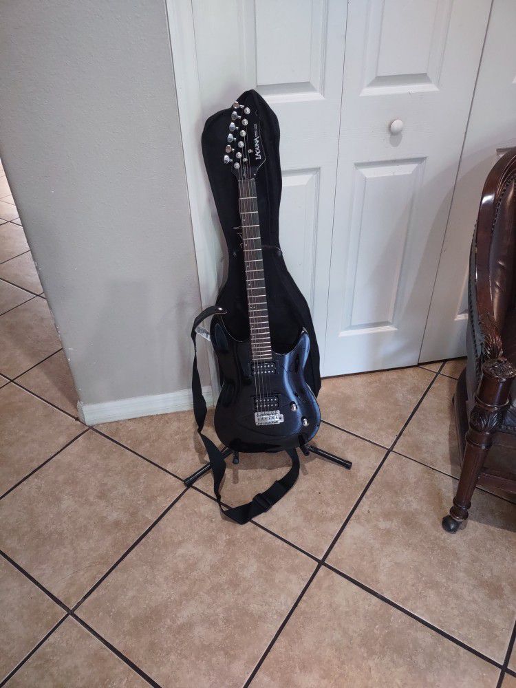 Laguna 6 String Guitar With GiG Bag One String Missing Electric 