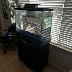 45 Gallon Aquarium / Home Made Stand&canopy