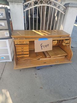 SureWood Desk and misc (free)