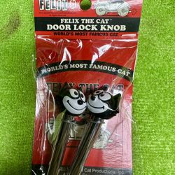 Felix The Cat Door Lock Buttons 