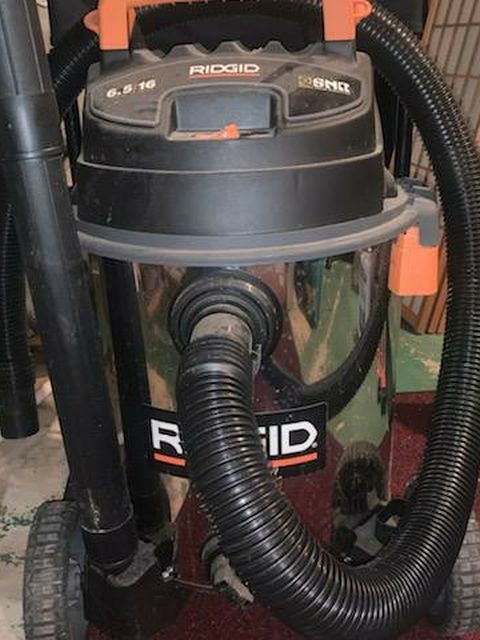 Ridged 16 Gallon Professional Wet/Dry Vacuum