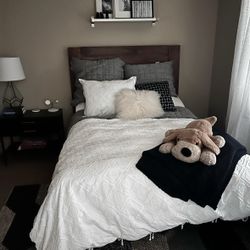 West Elm Boerum Bed Frame + Headboard Full